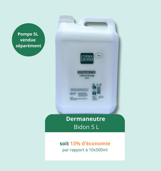 Dermaneutre crème de massage neutre fluide Bidon 5L