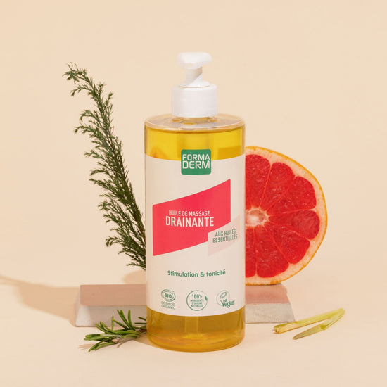 Huile de massage Drainante certifiée BIO 500ml
