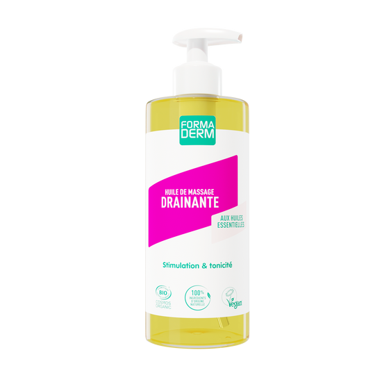 🎁 Huile de massage Drainante certifiée BIO 500ml (100% off)