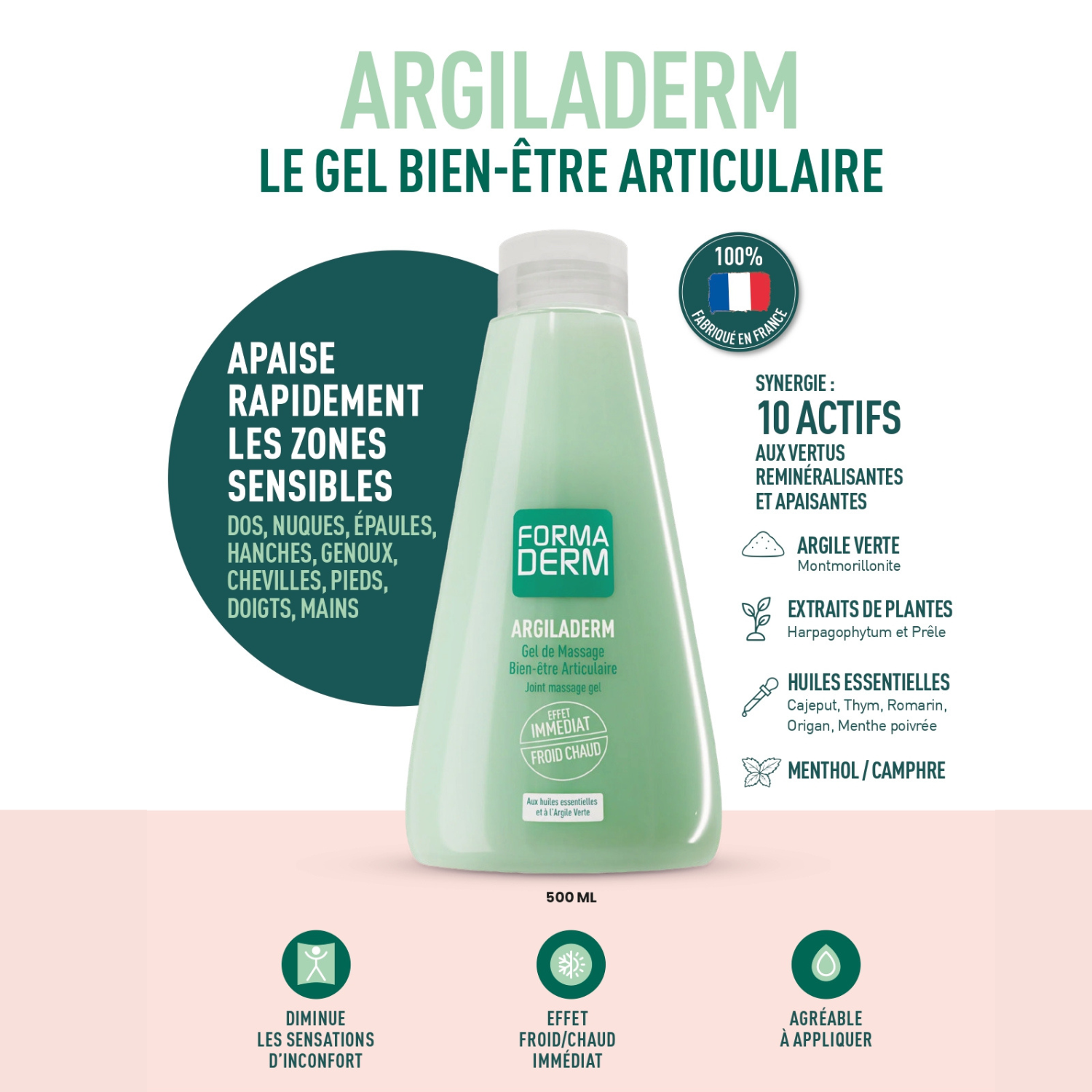 Pack x2 Argiladerm 500ml - Prix avant remise :