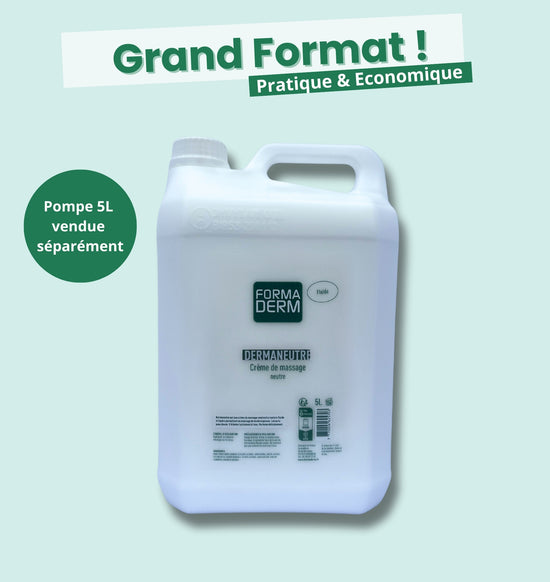 Dermaneutre crème de massage neutre fluide Bidon 5L