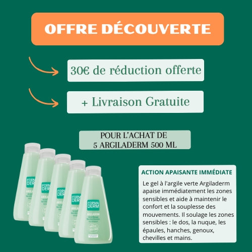 TEST - Lot de 5 Argiladerm à -30€ et Livraison Offerte