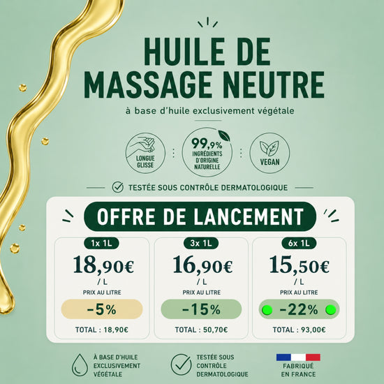 HUILE DE MASSAGE NEUTRE 1L