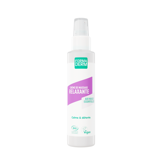 Crème de massage Relaxante Petit Grain et Lavande 100ml