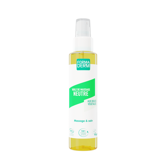 Huile de massage Neutre Amande douce et Pépin de raisin BIO 100ml
