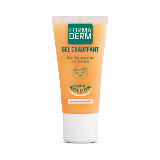 Roll-on gel chauffant arnica gaulthérie tensions musculaires 50ml
